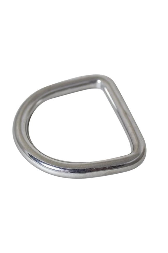 6 x 50 mm Stainless Steel D Ring