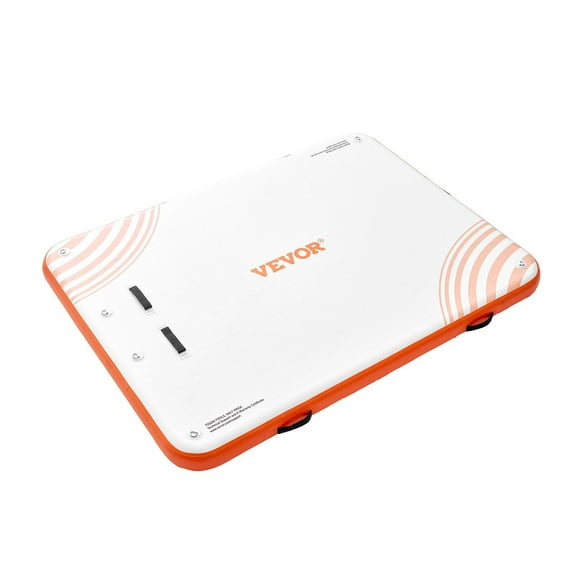 6 x 5FT Inflatable Floating Island Raft with Non-Slip Deck, Detachable Ladder & Carry Bag, Perfect for Pool, Beach, Ocean, Lake