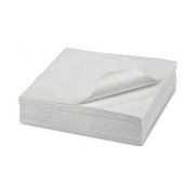 6" x 6" Butcher Paper White Disposable Wrapping or Smoking Meat - 100 Sheets