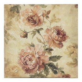 6" x 6" Light Pink Rose Tabletop Dcor by Ashland