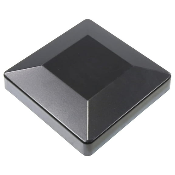 6" x 6" Square Black Post for Aluminum Fence Posts | Black Post (Single )