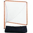 thumbnail image 1 of 6 x 6 ft. Net Steel Frame Training Equipment Portable Lacrosse Goal with Carry Bag, Orange, 1 of 1