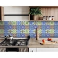 thumbnail image 1 of 6 x 6 in. Lima Multi Blue Mosaic Peel & Stick Tiles, 1 of 1