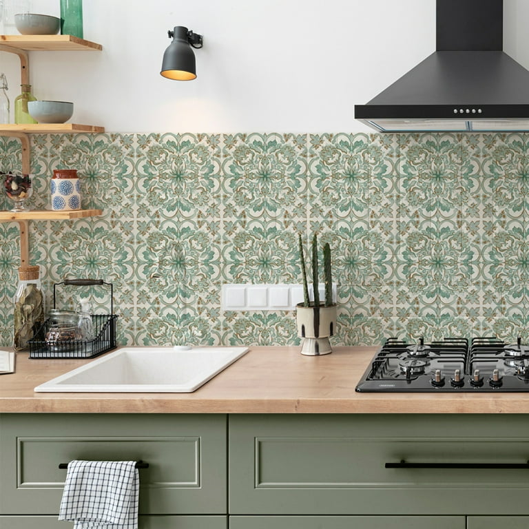 10Pcs Moroccan Tile Stickers Self-adhesive Wall Stickers Kitchen Bathroom Decor 10Pcs Moroccan Tile Stickers Self-adhesive Wall Stickers Kitchen Bathroom Decor