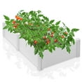 thumbnail image 1 of 3' x 6' x 12" White Vinyl Raised Garden Bed, Above Ground Planter Box, 1 of 7
