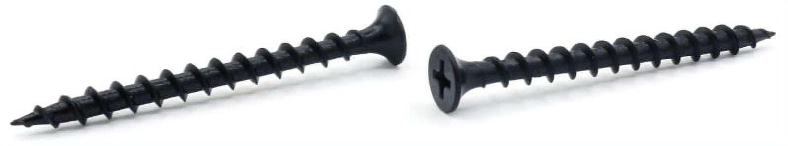 #6 x 7/8" Coarse Drywall Screws / Phillips / Bugle Head / Steel / Black Phos - 10000 Piece Carton