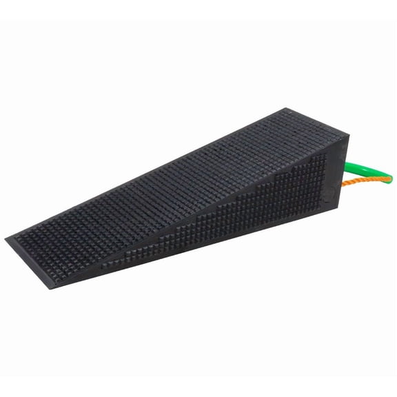 6" x 7" x 24" Cribbing Wedge Leveling Block - 50 Ton Heavy Duty UHMWPE Stabilizer Block with Rope Handle, Non-Slip Support Base for Cranes, Jacks, RVs & Heavy Equipment