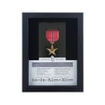 thumbnail image 1 of Studio Decor 6" x 8" Black Medal Display Frame - Funeral Military Display for Medals, Badges, and Memorabilia - 1 Pack, 1 of 4