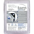 thumbnail image 1 of 6 x 8 Ft. Heavy-Duty Protection/Coverage Tarp, Superior Weave, 180 gsm Weight for Longevity, 10-mil, Waterproof, Silver 20-Pack TRS-0608, 1 of 1