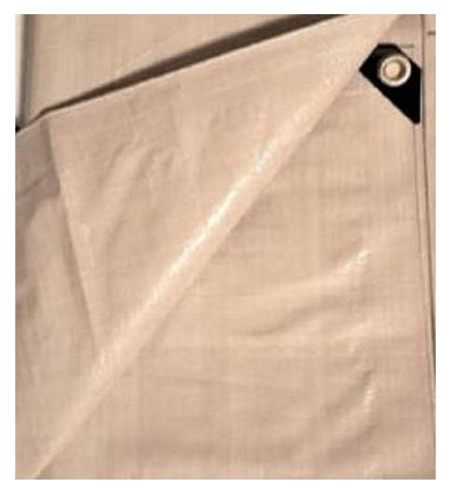 RSW Heavy Duty Waterproof Tarp 30'x40' - 8 Mil Reversible White/Silver, UV Resistant For Roof, Camping, Pool