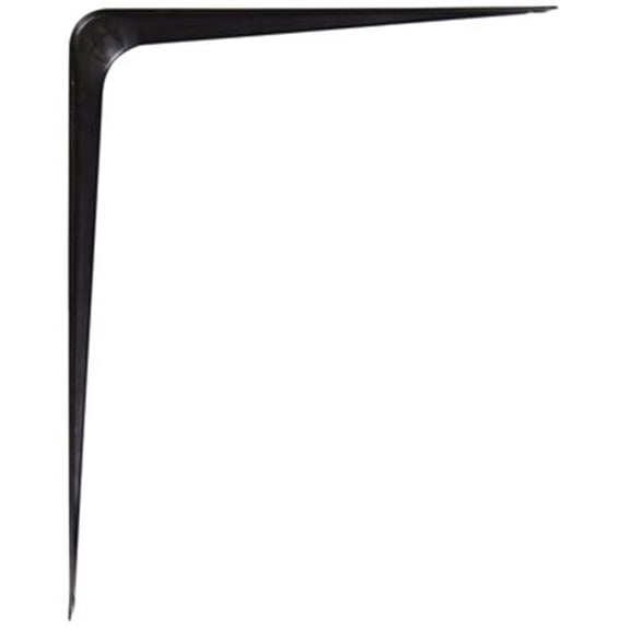 6 x 8 in. Bracket Shelf, Black