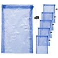 thumbnail image 1 of 6 x 8 in Small Mesh Laundry Bags with Drawstring [6PCS] - Durable Mesh Bags with Cord Lock - [Blue], 1 of 6