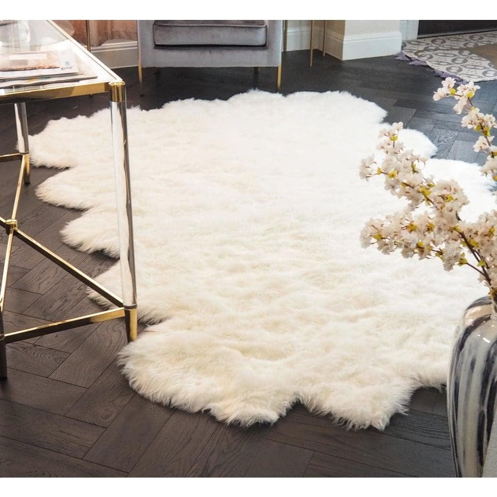 6' x 9' Animal Shape Artificial Wool Faux Fur Rug - Walmart.com