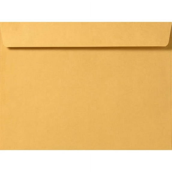 6 x 9 Booklet Envelopes - 28lb. Brown Kraft (1000 Qty)