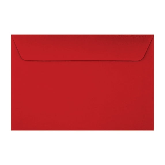 6 x 9 Booklet Envelopes - Holiday Red (250 Qty.)