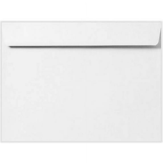 6 x 9 Booklet Envelopes - White Linen (1000 Qty.)