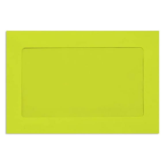 6 x 9 Full Face Window Envelopes - Wasabi (500 Qty.)