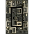 thumbnail image 1 of 6 x 9 Gallery Machine Carved Area Rug - Grey  Black & Chocolate, 1 of 1