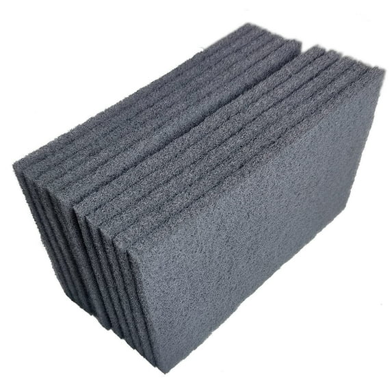 6" x 9" Gray Ultra Fine General Purpose Scuff Pads - Final Scuffing, Scouring, Sanding, Cleaning, Paint Color Blend Prep, Surface Adhesion Preparation, Automotive Autobody (100)