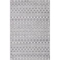 thumbnail image 1 of Unique Loom Moroccan Trellis Tribal Rug 6' x 9' Rectangle Dark Gray/Ivory, 1 of 8