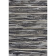 thumbnail image 1 of 6' x 9' Grey Abstract Wood Design Indoor Area Rug, 1 of 3