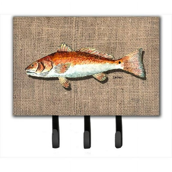 6 x 9 In. Red Fish Leash or Key Holder
