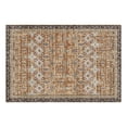 thumbnail image 1 of 6' x 9' Large Vintage Brown Green Area Rug, Anti-Skid Tear-Resistant Floor Mat, CloudWalk Comfort Machine Washable Short Pile Rug for Living Room Bedroom, 1 of 8