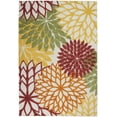 thumbnail image 1 of 6â€™ x 9â€™ Red Warm Harvest Indoor Outdoor Area Rug, 1 of 6