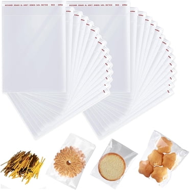 Self-sealing Bags 100 PCS 3x5 Inch Self-Sealing Cellophane Bags With Hanging Holes - Clear OPP Packaging For Jewelry & Small Items HEPA Replacement Filters