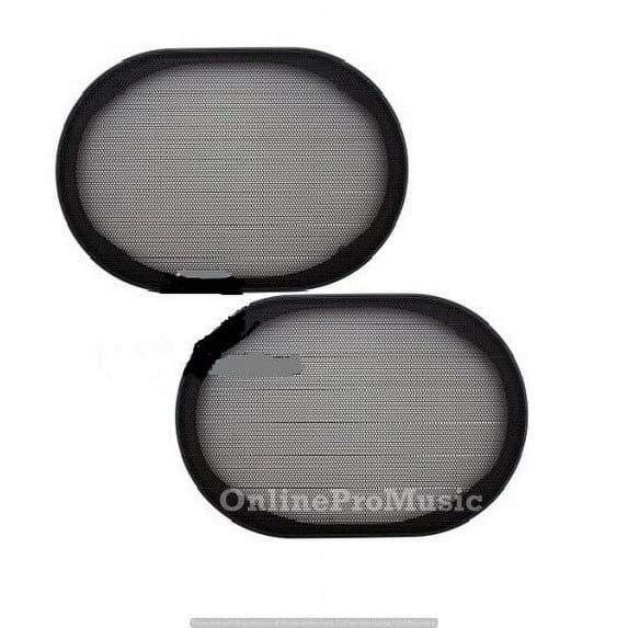 6" x 9" Universal Steel Mesh Protective Speaker Grills-Pair