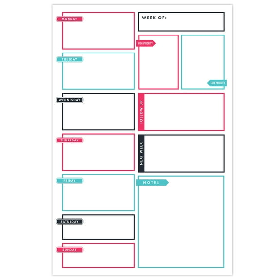 6" x 9" Vertical To Do List - Always Right