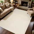thumbnail image 1 of WANLISELL 6' x 9' Washable Rugs, Modern Area Rugs for Living Room, Large Indoor Accent Rug Carpet for Bedroom Playroom Dining Room Office, Pure White, 1 of 12