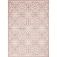 thumbnail image 1 of 6 x 9 ft. Floral Power Loom Rectangle Area Rug, Pink, 1 of 1