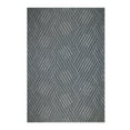 thumbnail image 1 of 6 x 9 ft. Grey & Blue Geometric Stain Resistant Indoor & Outdoor Rectangle Area Rug, 1 of 1