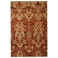 thumbnail image 1 of 6 x 9 ft. Hand Knotted Wool Floral Rectangle Area Rug, Red & Gold, 1 of 1