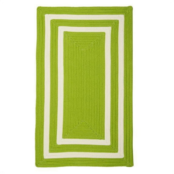 6 x 9 ft. La Playa Stain-Resistant Rug, Lime