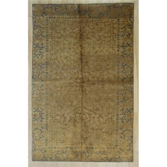 6 x 9 ft. Ningxia Transitional Area Rug - Black