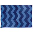 thumbnail image 1 of 6 x 9 ft. Outdoor Mat RV Blue Chevron, 1 of 1