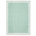 6 x 9 ft Polyester Green Rectangular Indoor Bedroom Living Room ...