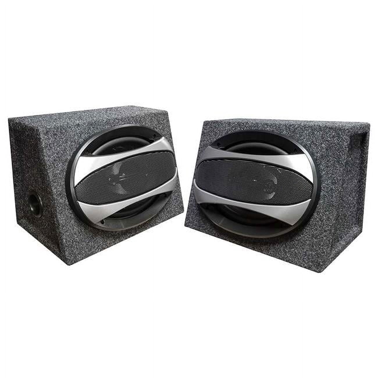 Audiodrift 6 x 9 in. Loaded Max 4 Way Single Boxes Speaker with Mid ...