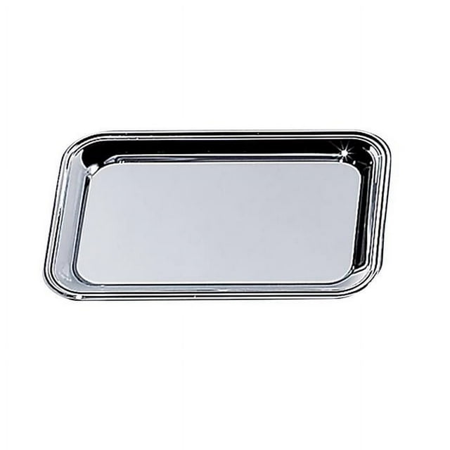 6 x 9 in. Nickel Plated Rectangular Cash Tray