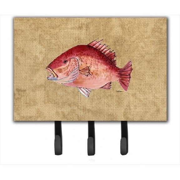 6 x 9 in. Strawberry Snapper Leash or Key Holder