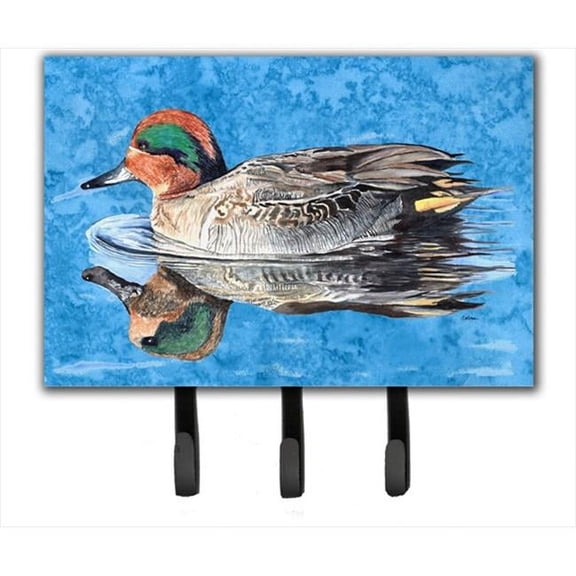 6 x 9 in. Teal Duck Leash or Key Holder