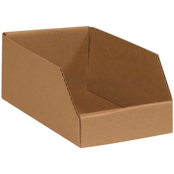 6 x 9 x 4.5 in. Kraft 200 ECT-32 Corrugated Bin Boxes Case, Pack of 25