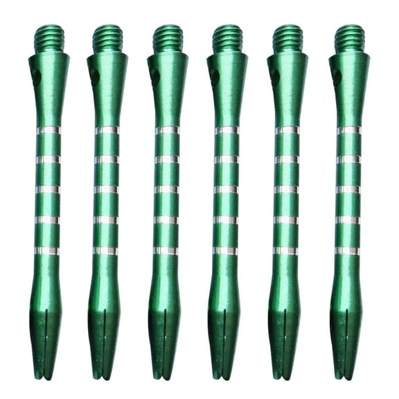 6 x Aluminum Darts 2ba Shafts Colors Medium Harrows Throwing Stems ~Nice B9K8