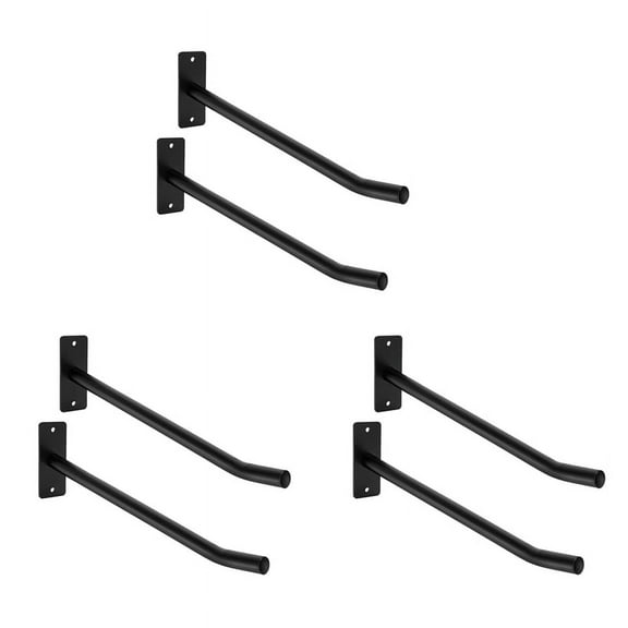 6 x Exercise Ball Wall Rack-Black