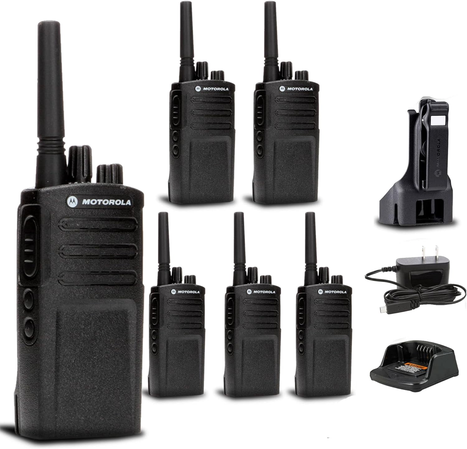 6 x Motorola RMV2080 On-Site 2-Way Business Radio (RMV2080)