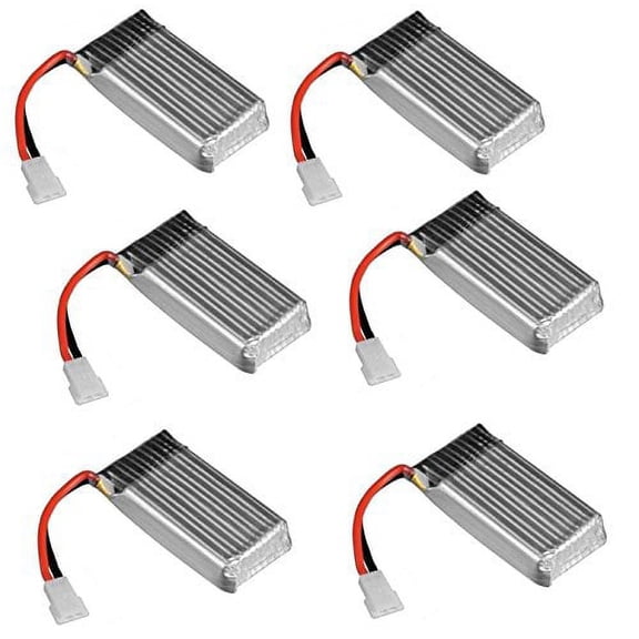 6 x Quantity of Traxxas QR-1 Battery 3.7v 380mAh 25c Li-Po RC Part - FAST FROM Orlando, Florida USA!