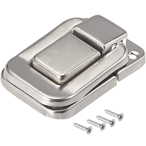 6 x Small Nickel Case for Toggle Catch Lock Suitcase Box Trunk Latch Clasp Clips