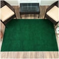thumbnail image 1 of Koeckritz Rugs Emerald Green Indoor/Outdoor Area Rug, 6'x14', Lightweight & Durable, 1 of 6